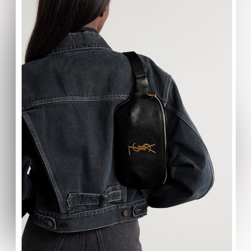 YSL Black Leather Belt Bag - Picture 7 of 9